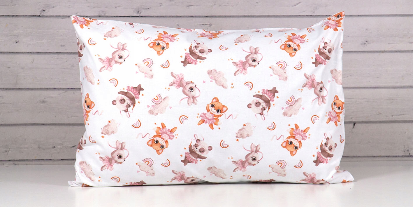 Poszewka 50x60 cm 100% bawełna PRODUKT POLSKI zwierzęta misie baletnice Długość (cm) 50 cm