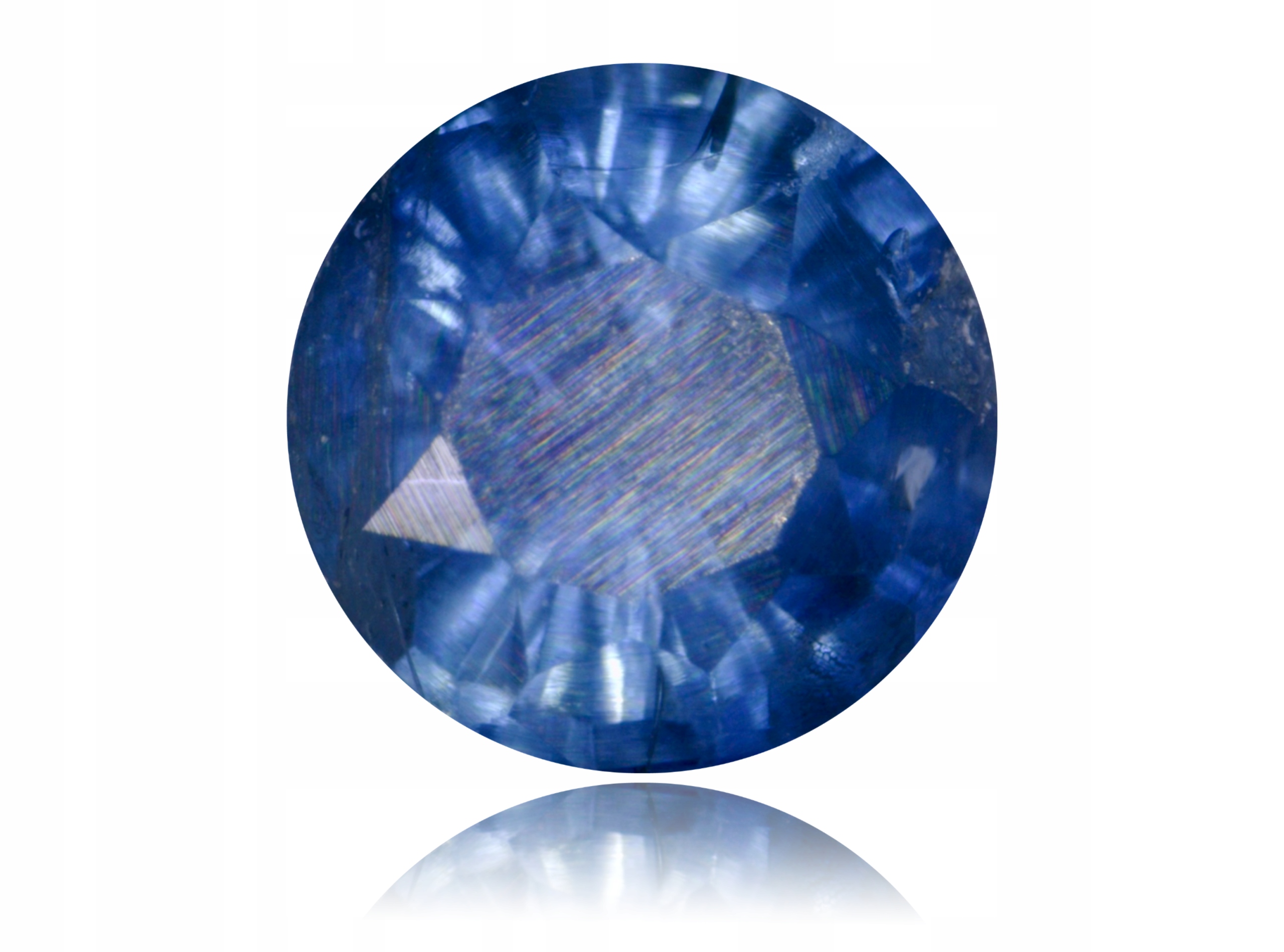 Safír 0.24ct Modrý Kulatý eCertifikát Wbd