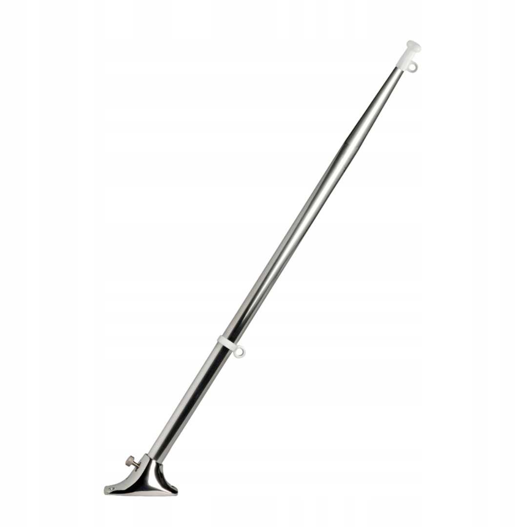 Flagsztok Maszt Na Flagę Banderę 40CM 14mm Z Podstawą Stal Nierdzewna 316