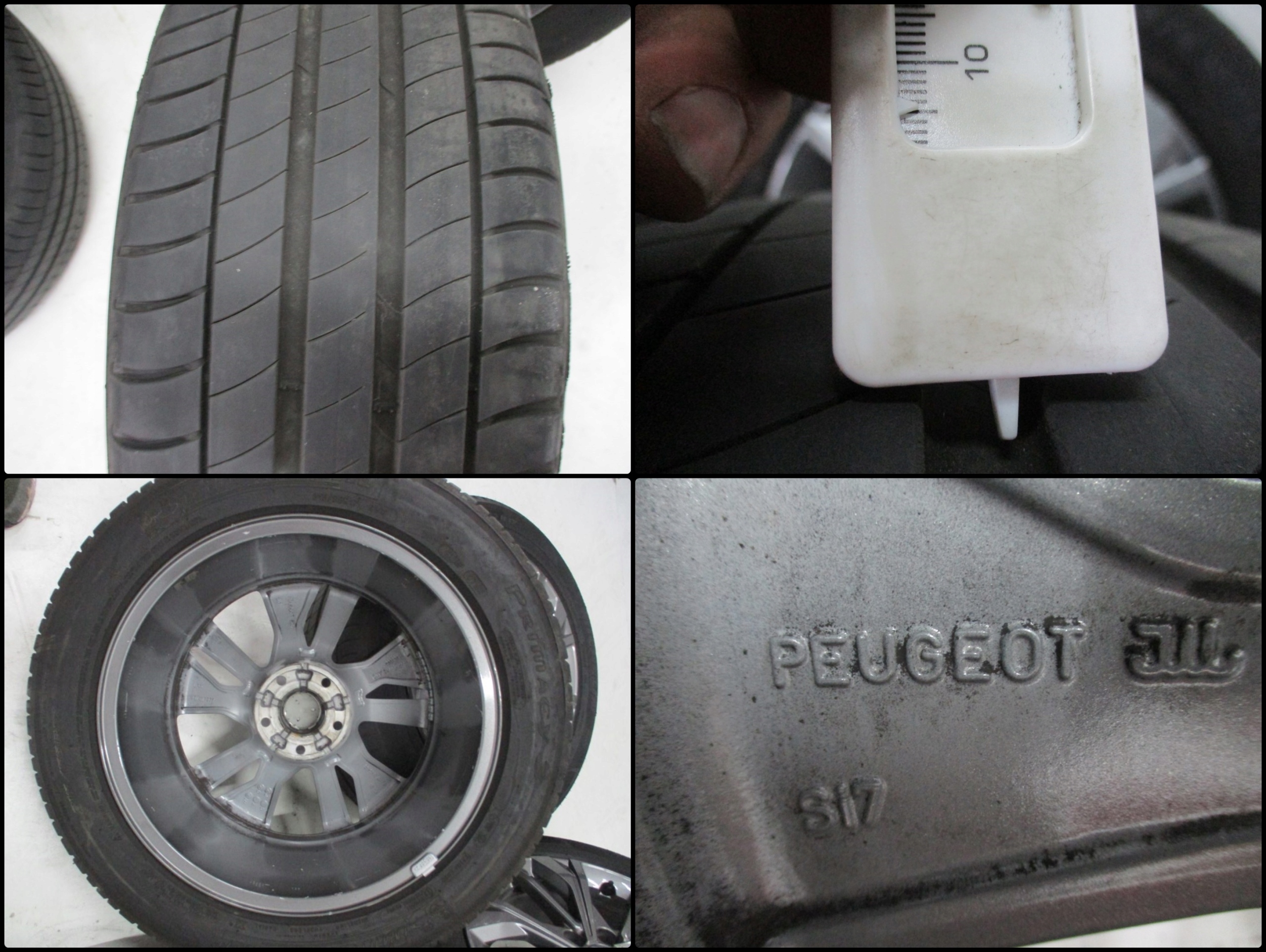 wheels discs tyres PEUGEOT 508 II R17 215/55