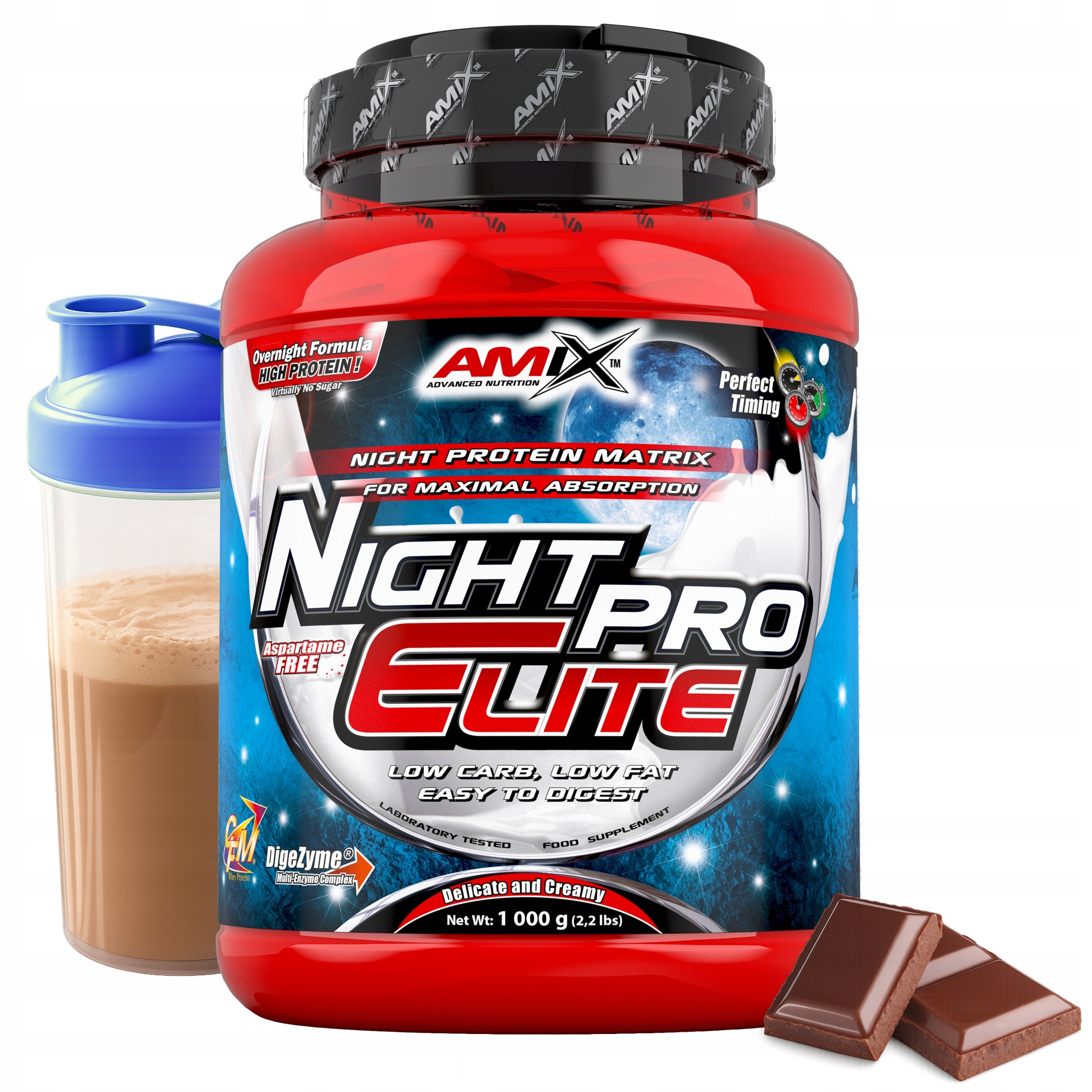 Bílkoviny Na Noc – Nejvyšší obsah bílkovin, protein Amix Night