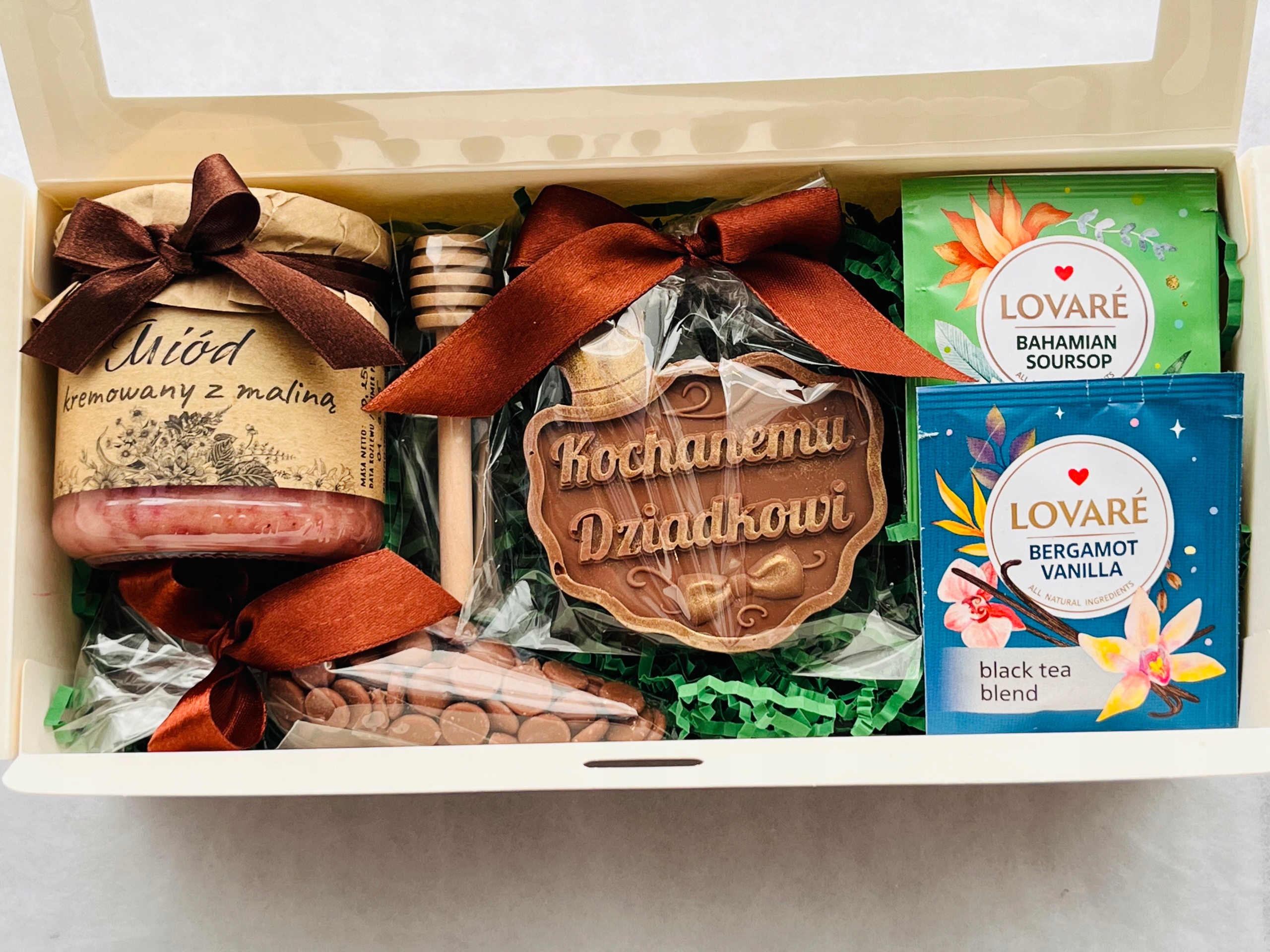 Levně dárková sada na Den Dědečka a Babičky a Čaj s čokoládou Dárky