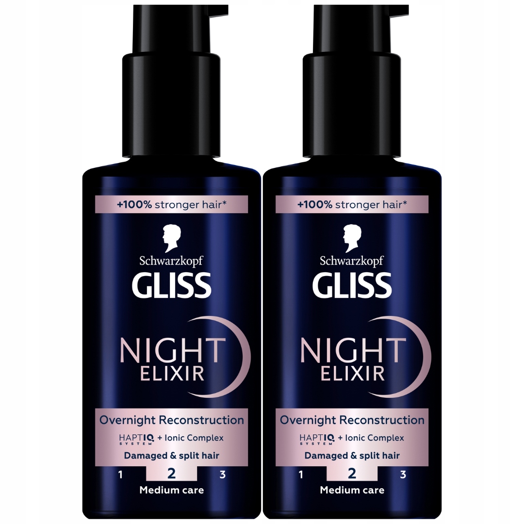 Gliss Night Elixir Noční regenerační kúra 100 ml