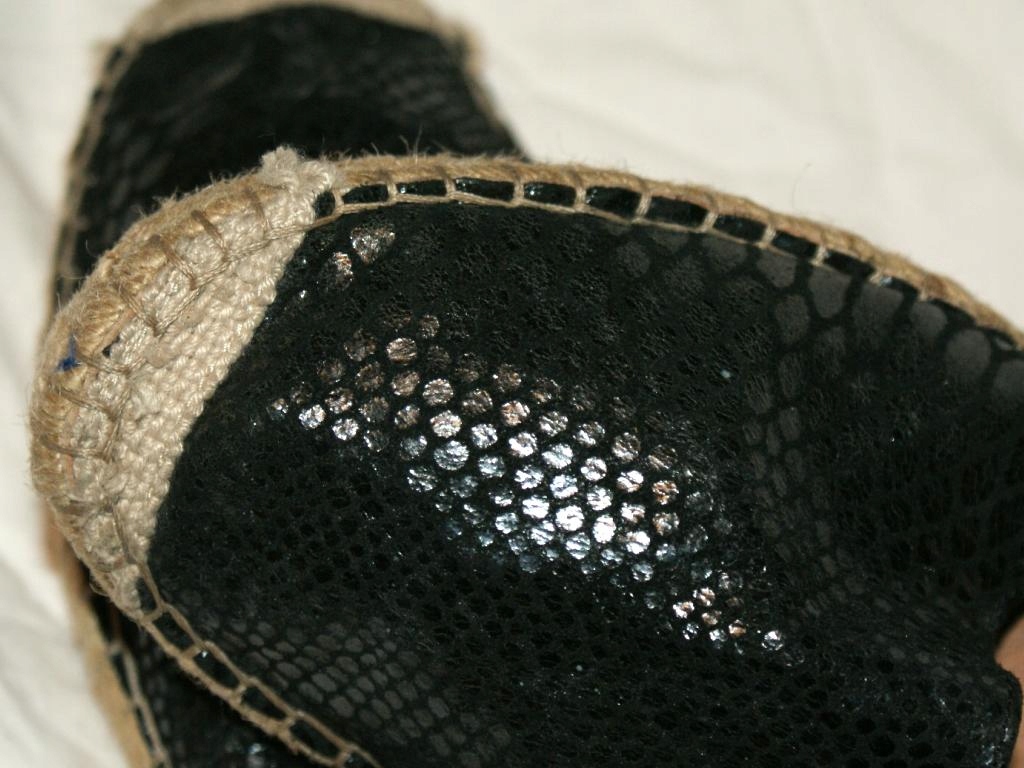 Moda in pelle skórzane damskie espadryle jakość 40 Rozmiar 40