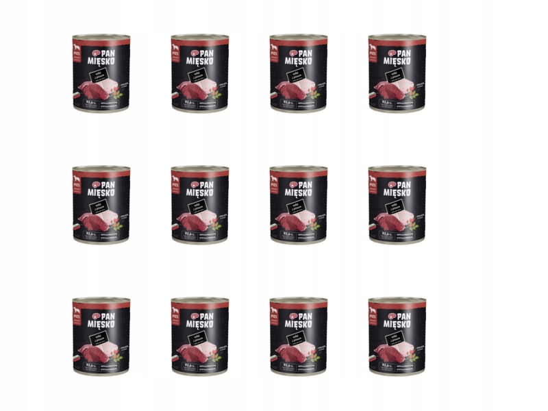 Karma dla psa Pan Mięsko Indyk z jeleniem 12 x 800 g