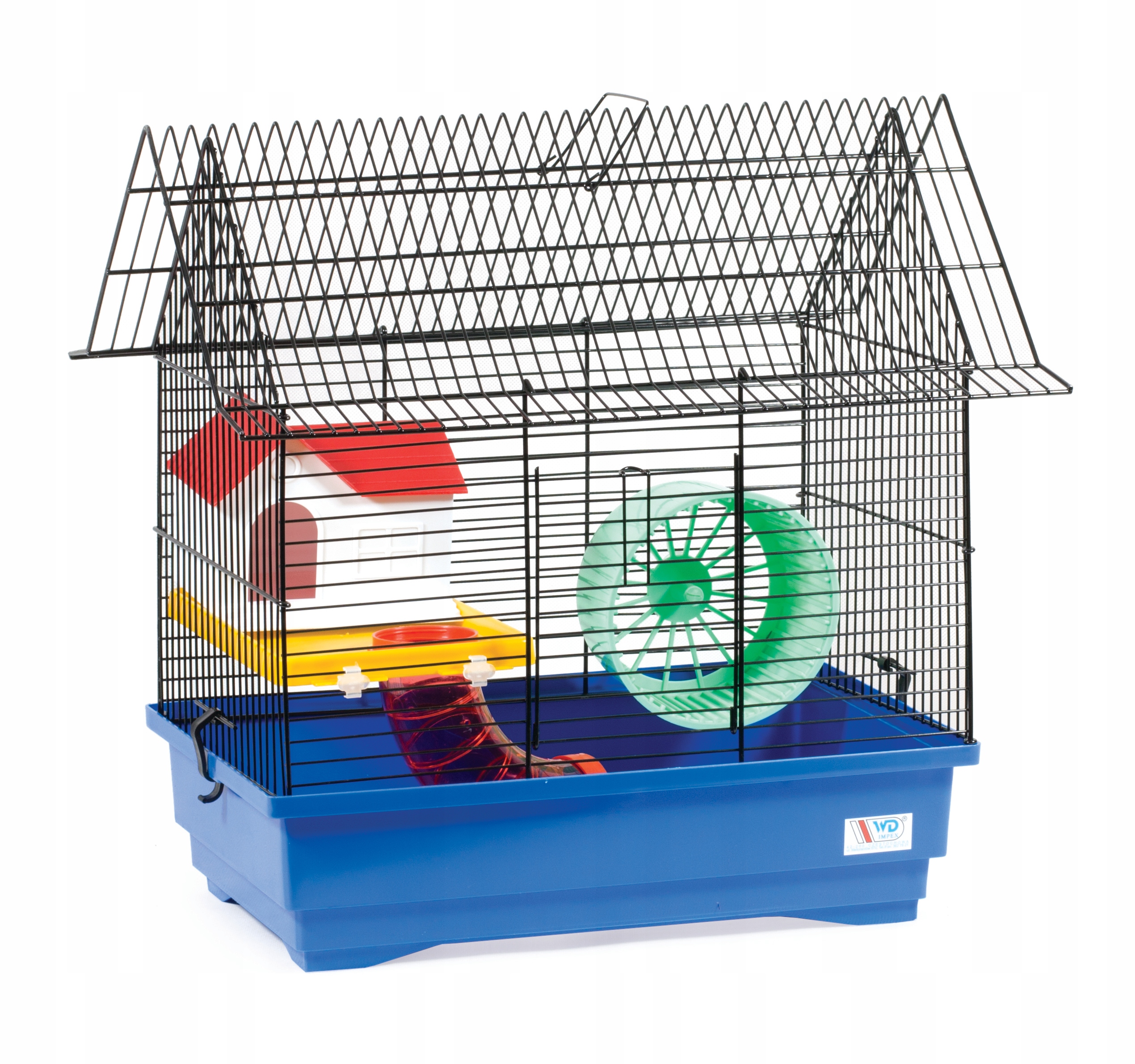 Levně Klec Chatka pro malé hlodavce Wd-impex 44 x 46,5 x 33cm
