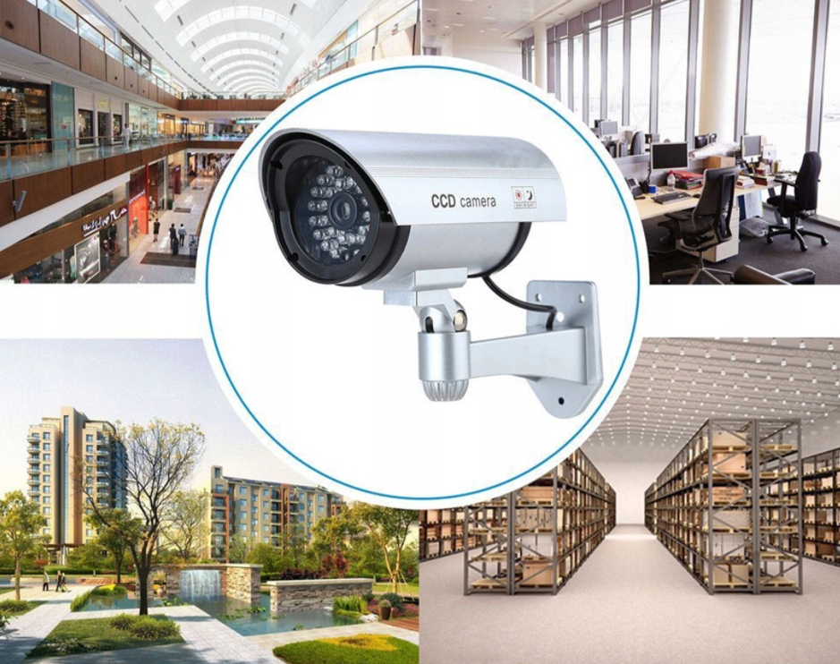 KAMERA ATRAPA IR LED MONITORING KAMERA ZEWNĘTRZNA ŚCIENNA Z DIODĄ MIGAJĄCA Kod producenta czujnik ruchu ruchoma monitorującej