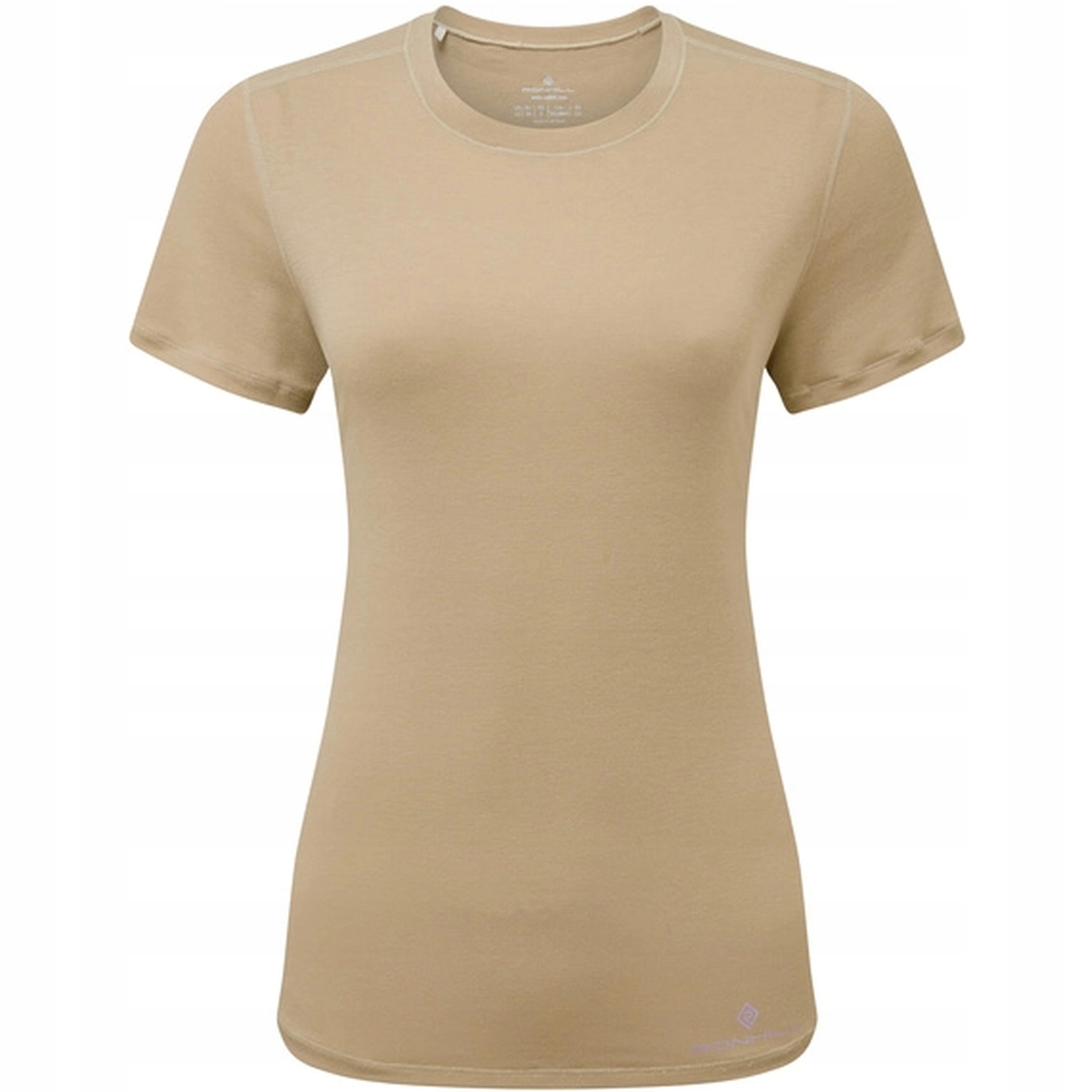 Koszulka do Biegania Damska Sportowa Ronhill Life Tencel Ss Tee Brązowa S