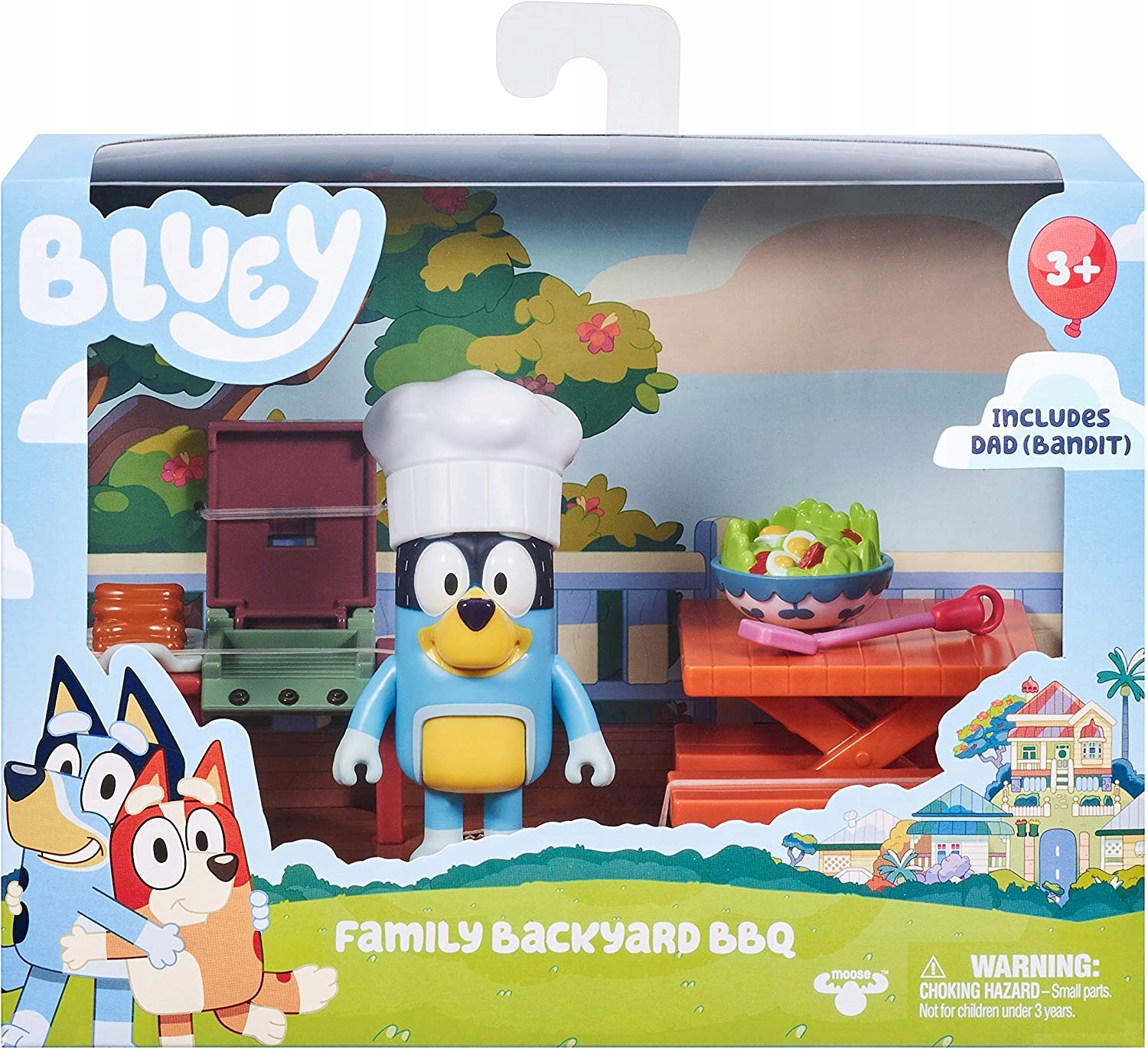 

Bluey Zestaw Backyard Bbq Grill Blue Dingo