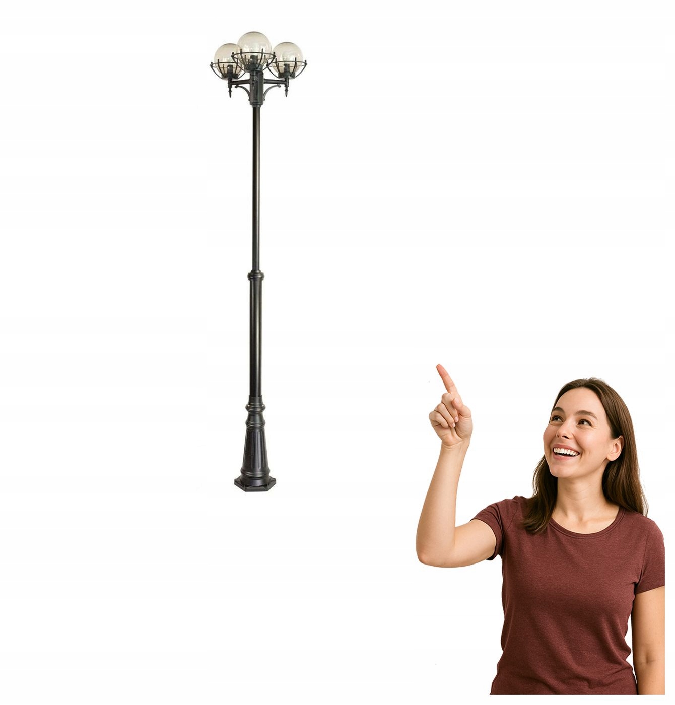 Lampa masztowa zewnętrzna Ogmwn 3 Kpo Suma