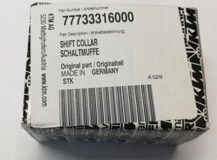 KTM SX-F 250 14 15 рычаг переключения передач 77733316000