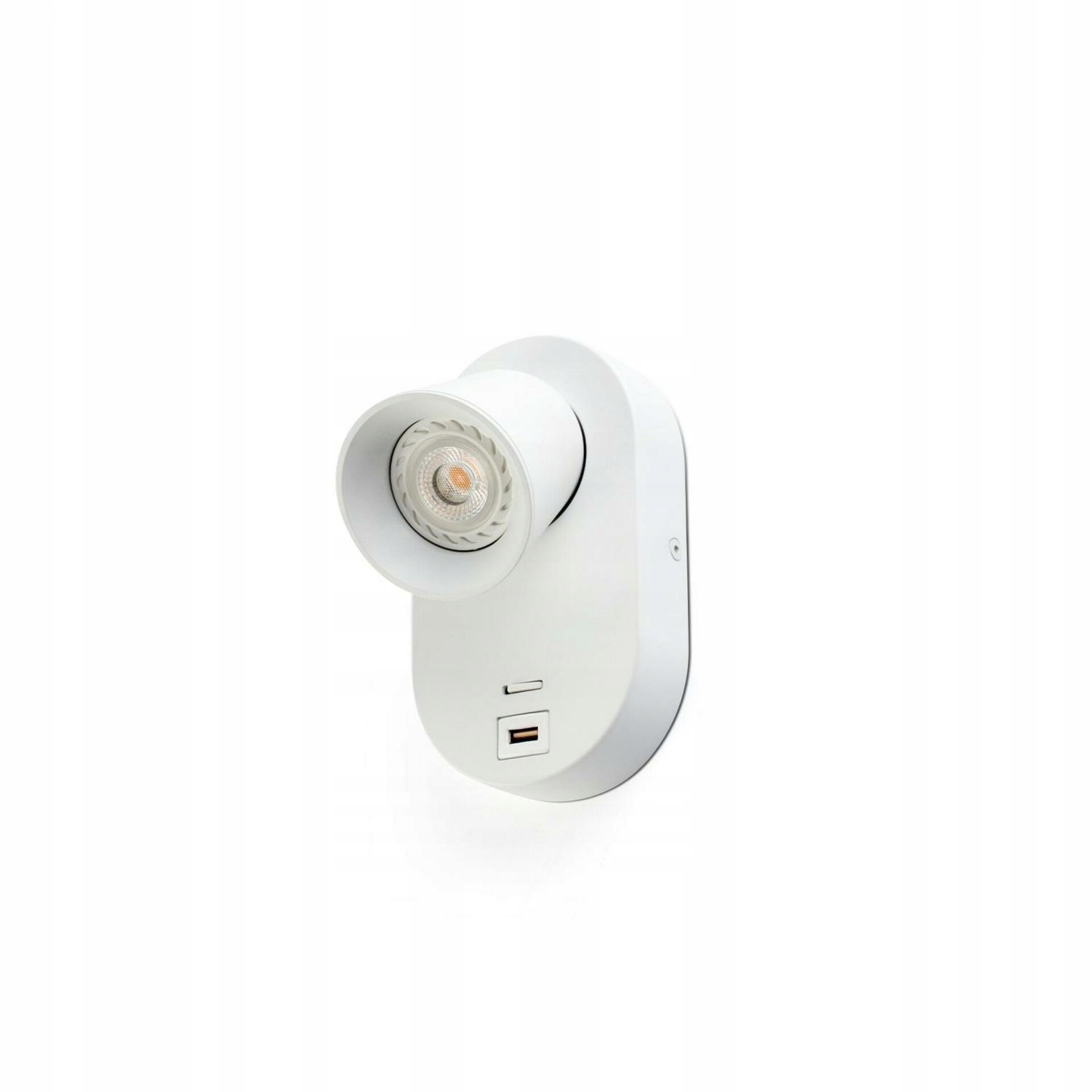 Faro Corb biela nástenná lampa GU10 s Usb portom, nastaviteľná hlavica