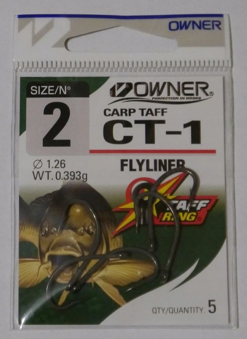 Owner CT-1 Carp Taff Flyliner Size 2