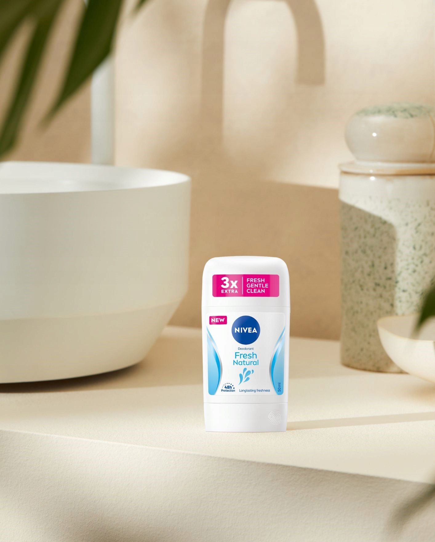 Dezodorant damski NIVEA Fresh Natural sztyft Typ dezodorant