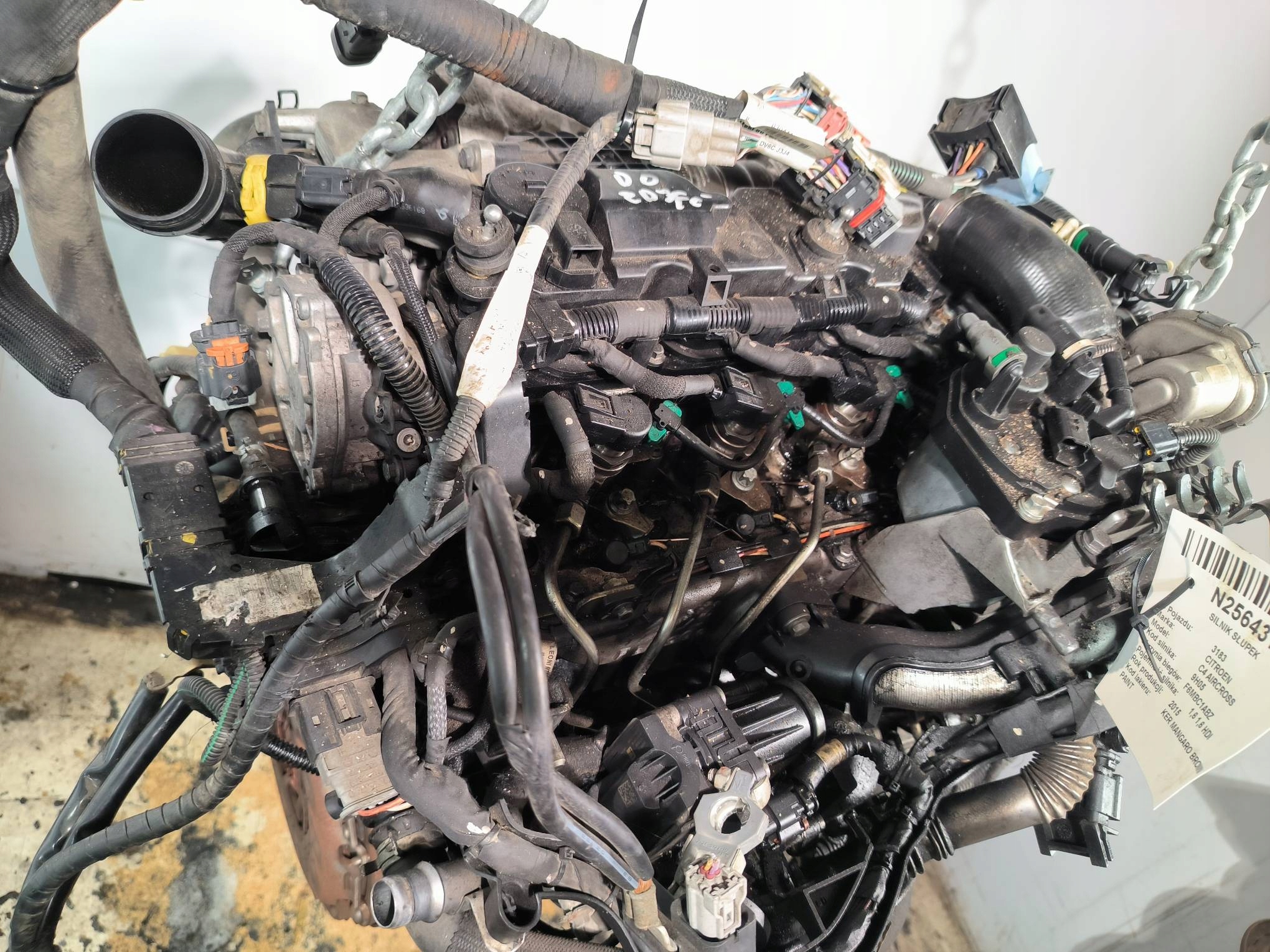 engine complete 9H05 1.6 HDI CITROEN C4 AIRCROSS