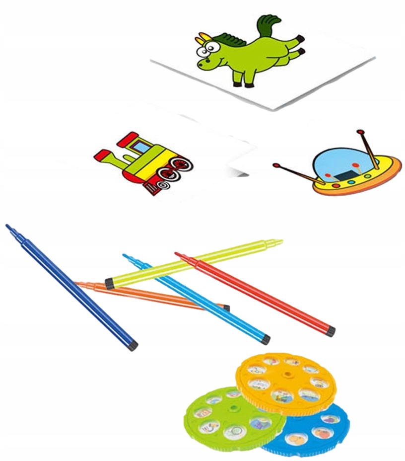 Duży Projektor Rzutnik do Rysowania Slajdy Pisaki Marka Madej