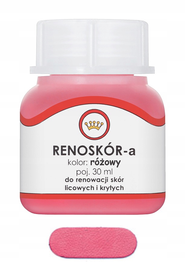 

Renoskór Farba Lakier Do Skóry Różowy