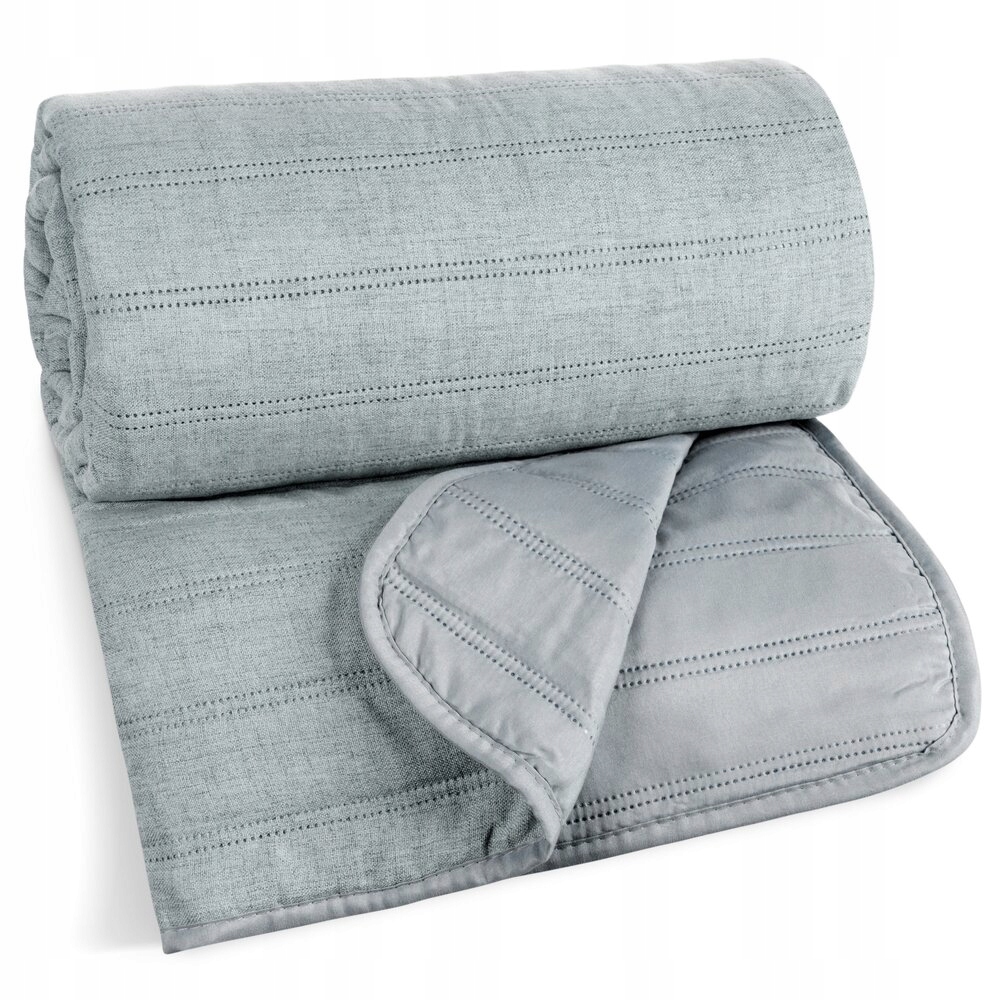 Dekorativní přehoz Selen 220x240 šalvějový, prošívaný do pásů