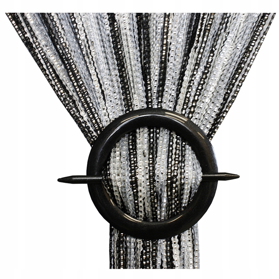 

Firanki Makarony Firana Srebrny Pas 150x250 c/b/sz