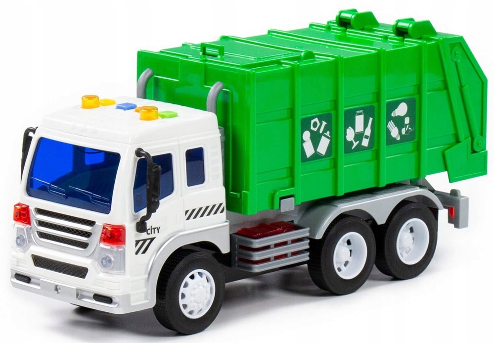 POLESIE SAMOCHÓD INERCYJNY ŚMIECIARKA Z ŚWIATŁEM Kod producenta 86389