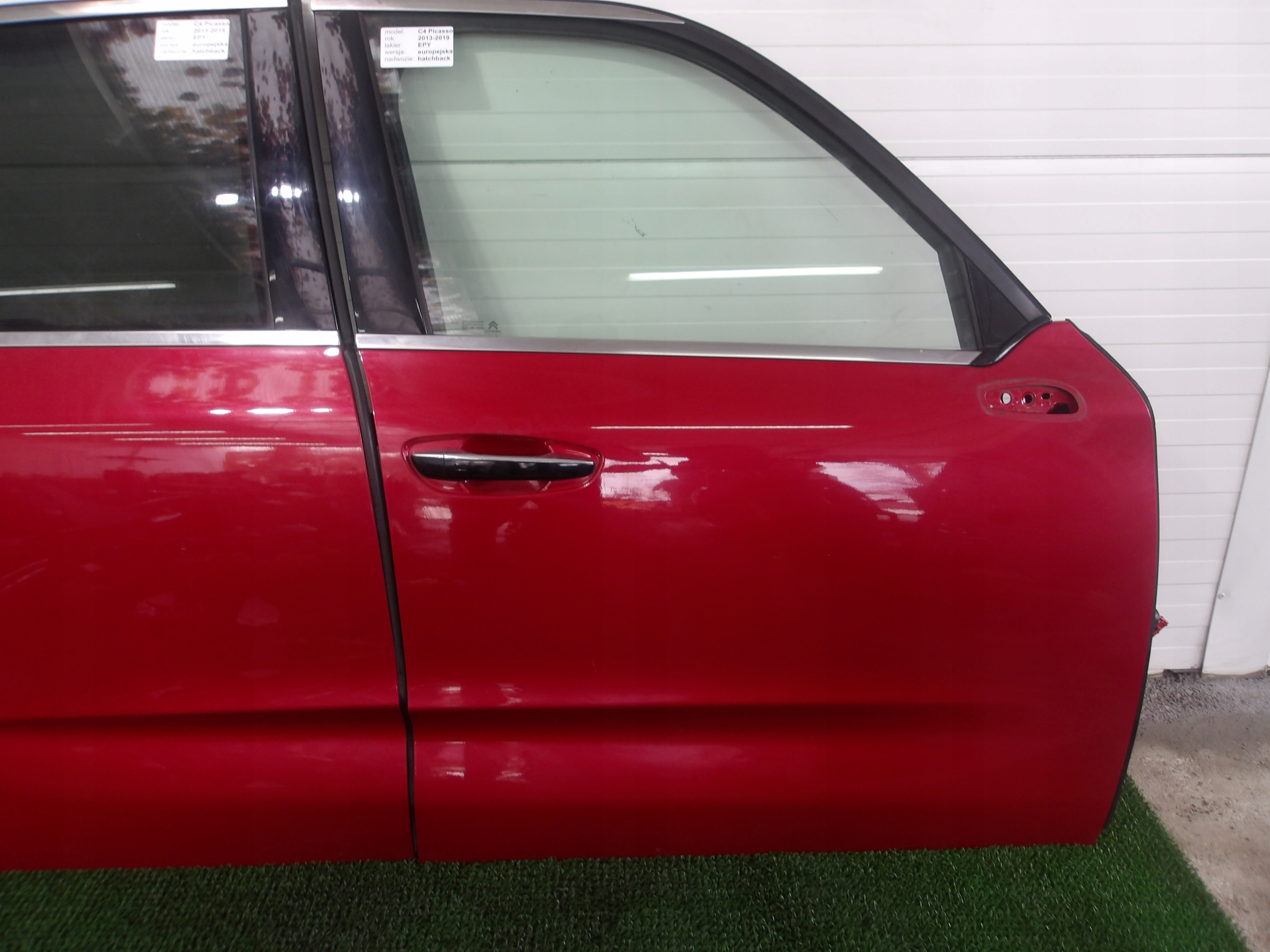 CITROEN C4 PICASSO II 13-16 KROTKI door front front right colour EPYD