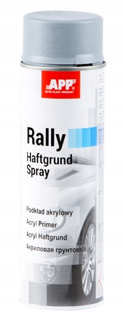 Podkład akrylowy szary APP Rally Haftgrund Spray 500 ml