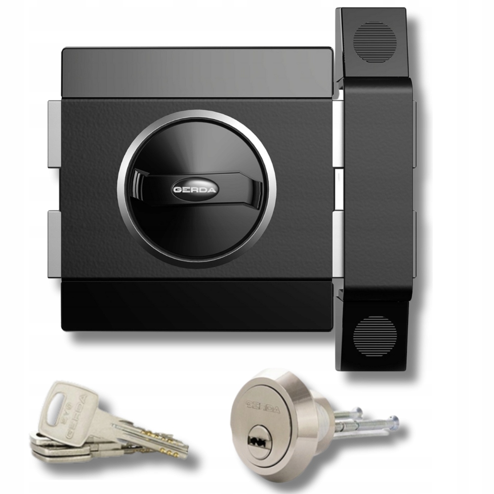 Povrchový Zámok Gerda ZX1000 Atest Proti Vlámaniu Čierny Univerzálny