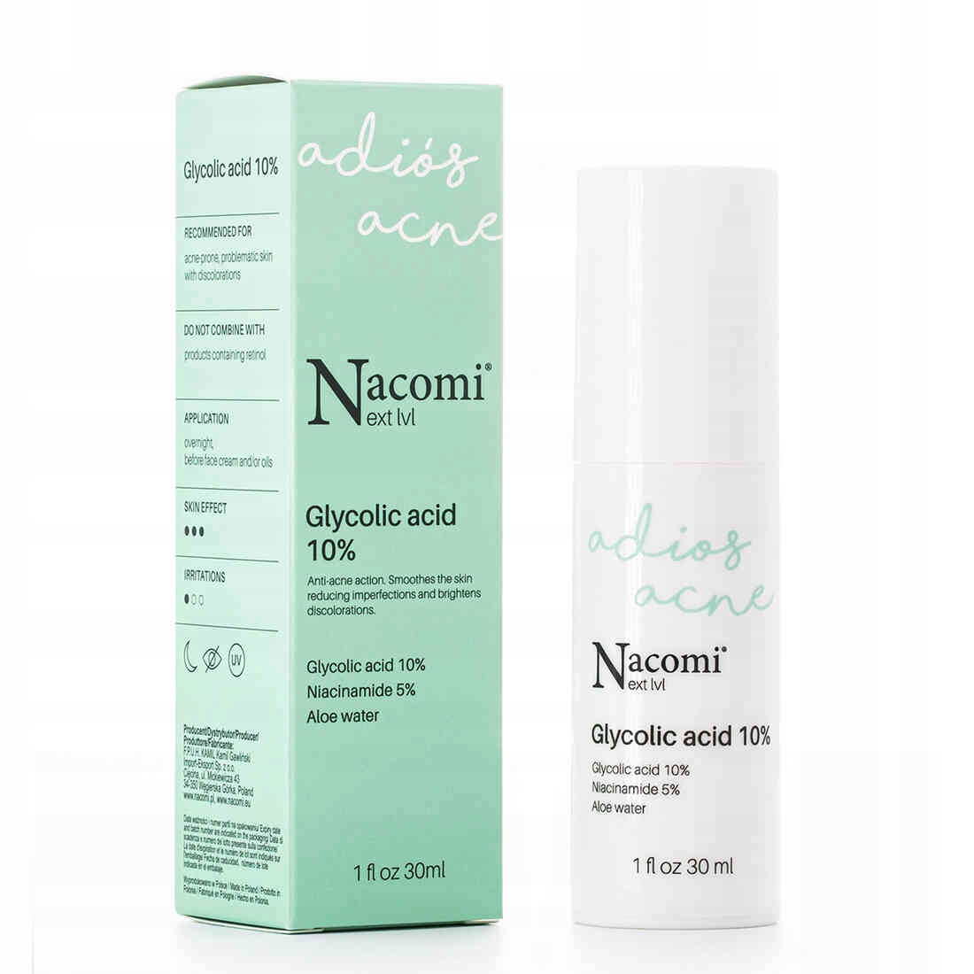 

Nacomi Next Lvl Serum z Kwasem Glikolowym 10% 30ml