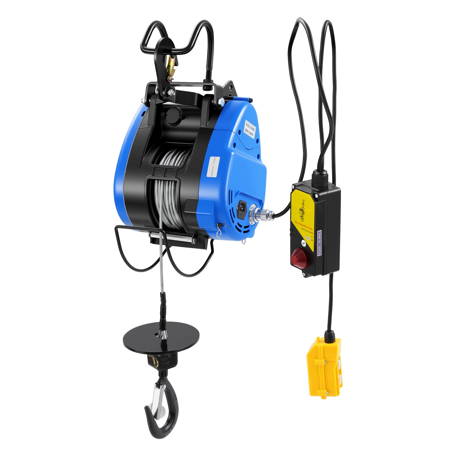 Elektrický Naviják 250 Kg S Bezdrátovým Dálkovým Ovládáním, Zvedák