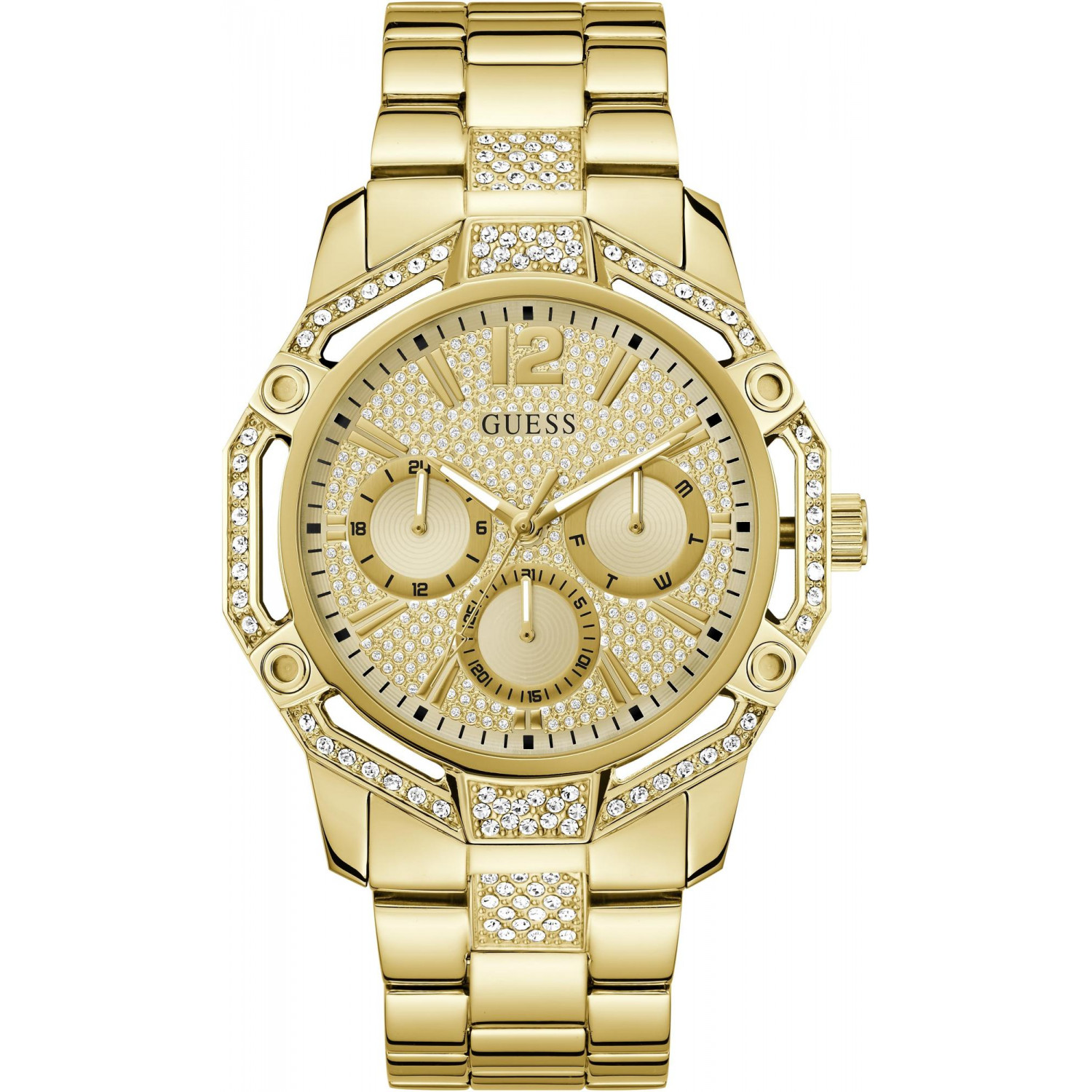 Pánské Hodinky Guess GW0990G2 zlaté