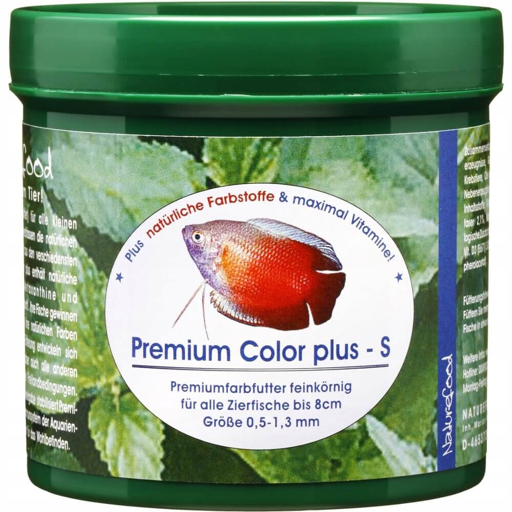 Naturefood Premium Color Plus S 615 ml 210 g krmivo