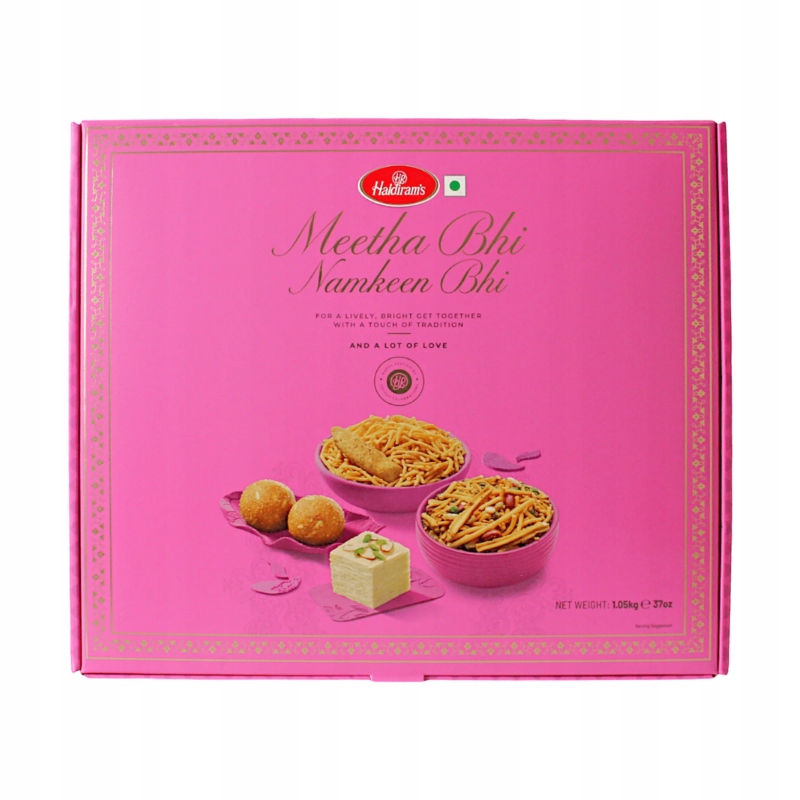 Indické pochoutky Meetha Bhi Namkeen Bhi Haldirams 1,05 kg