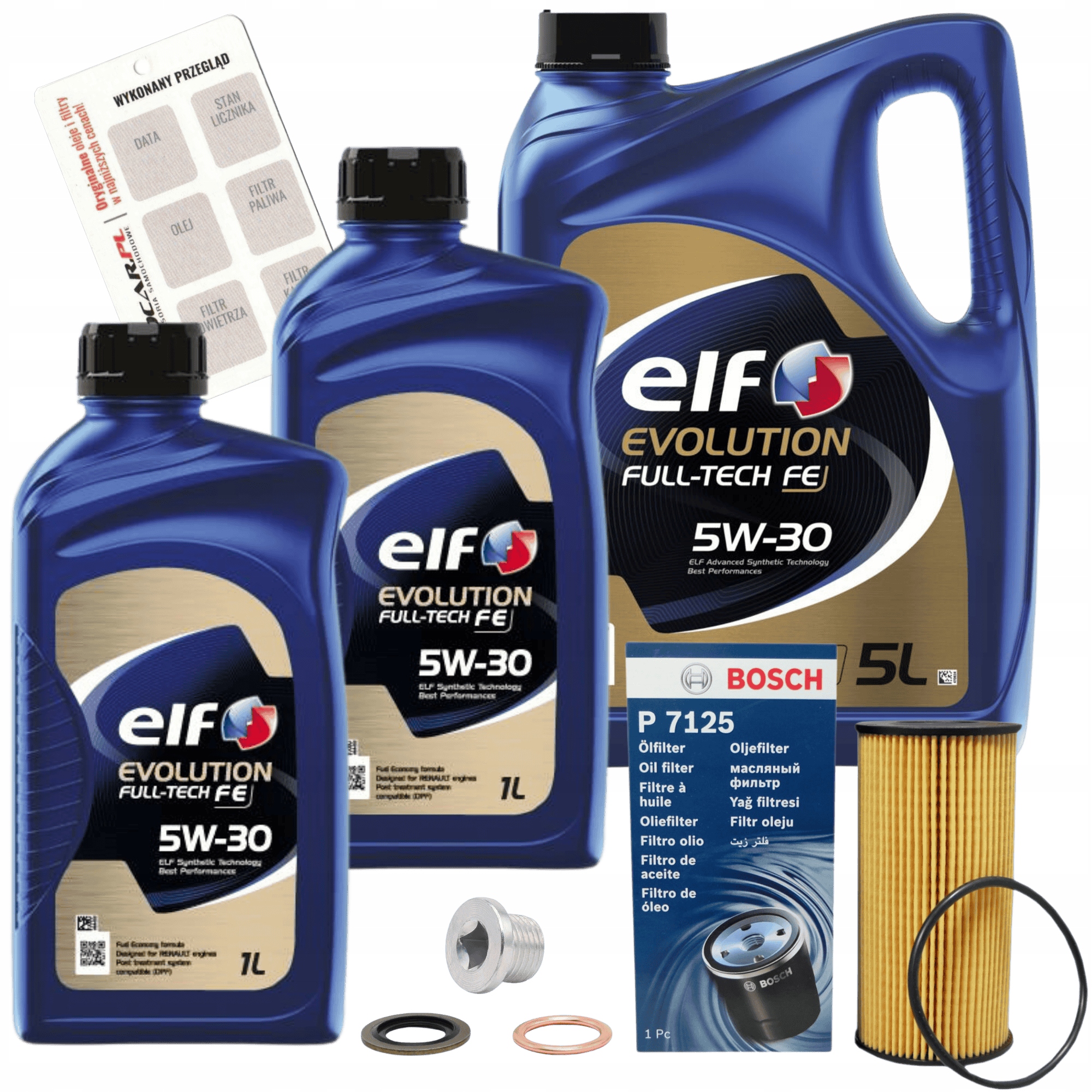 Filtr olej 5W30 Elf Renault Megane 4 IV 1.6 dCi