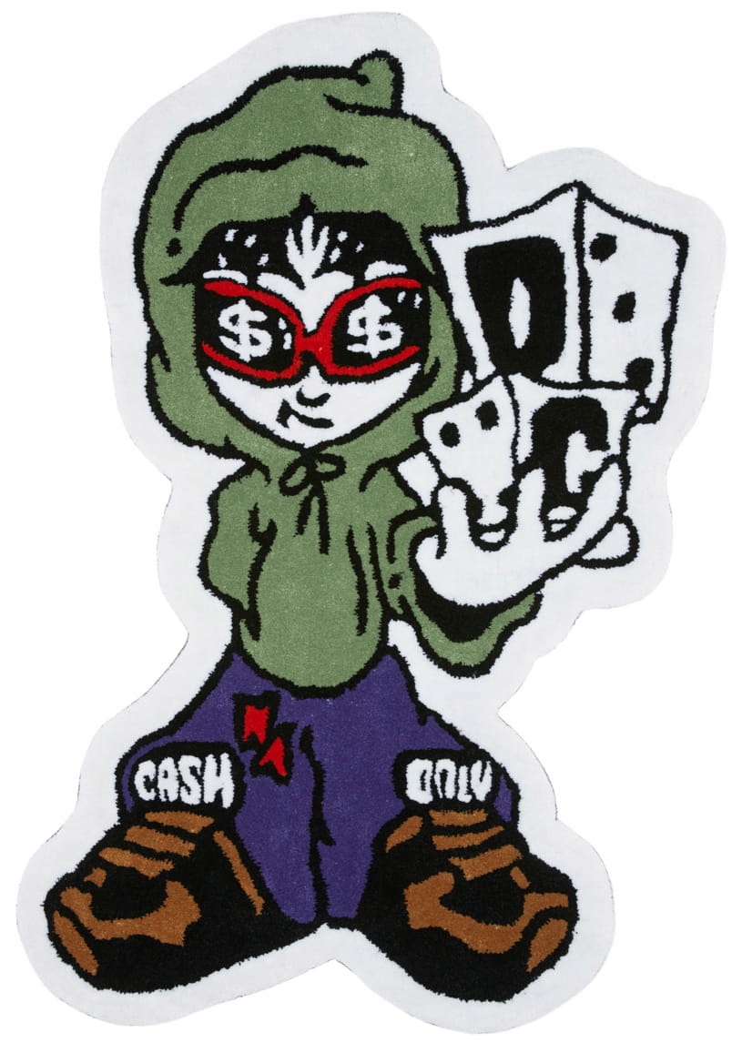 Dywan Pokojowy Do Salonu Młodzieżowy Skate DC Shoes X Cash Only