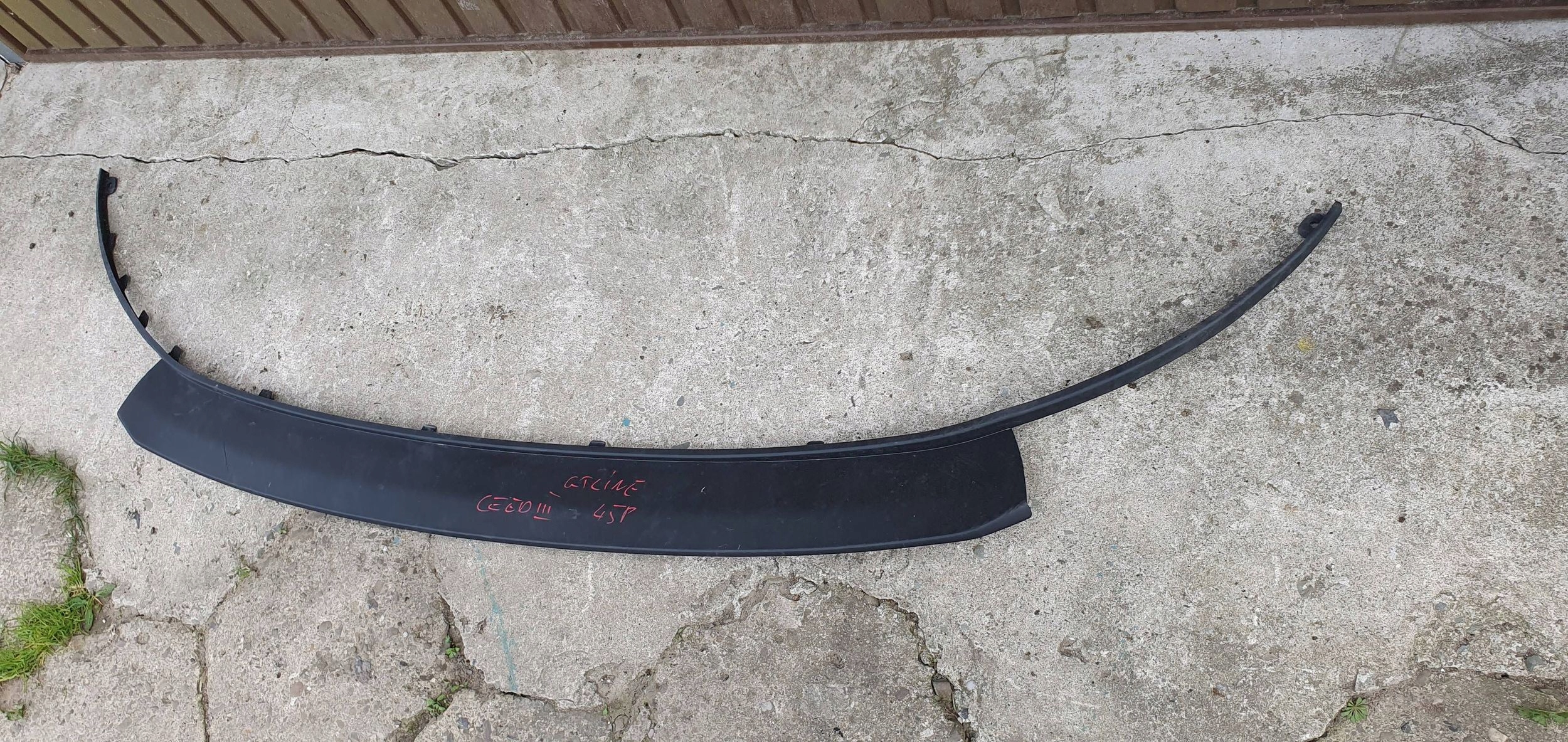 KIA Ceed III 3 GT Line spoiler nárazníku předního předek