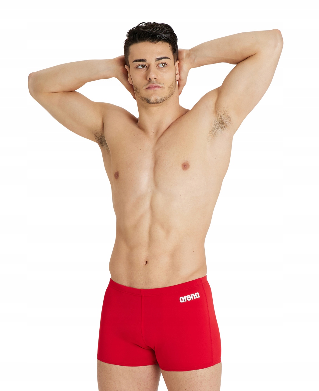 Szorty kąpielowe Arena Team Swim Short Solid Red-white 100
