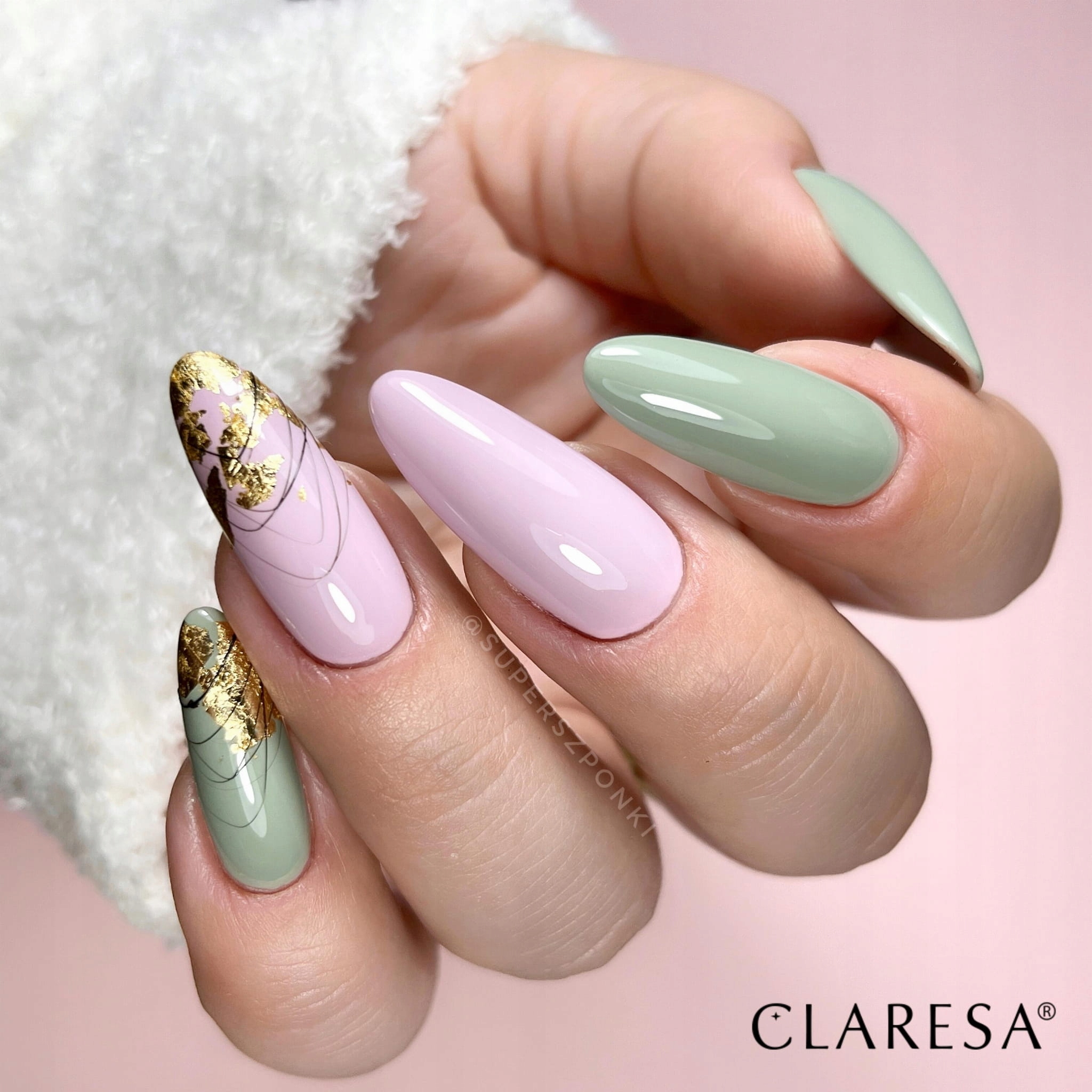 CLARESA TOP DIAMOND NO WIPE TOP BEZ PRZEMYWANIA NABŁYSZCZA POŁYSK 5 ml Marka Claresa