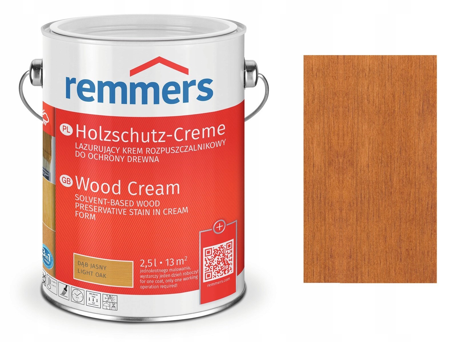 Krém Holzschutz-Creme Remmers Teak 2719 5L
