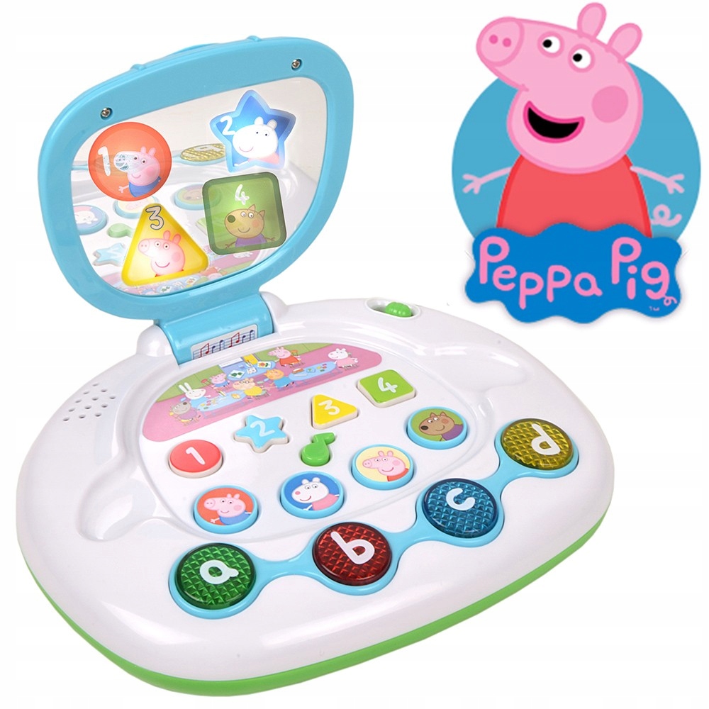 

Laptop świnka peppa edukacyjny interaktywny little