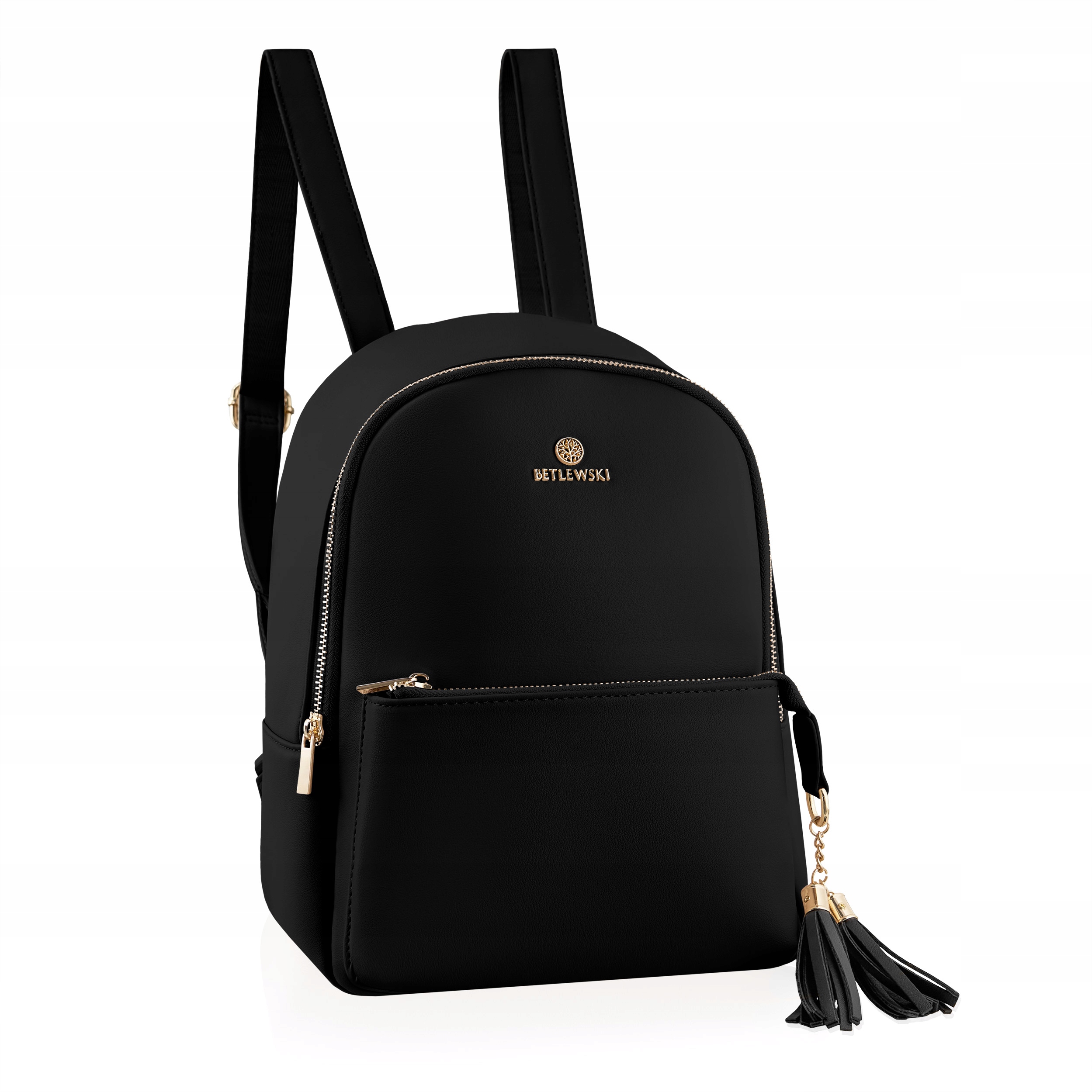 Batoh Miley Betlewski Černý Elegantní Stylový Eko Kůže