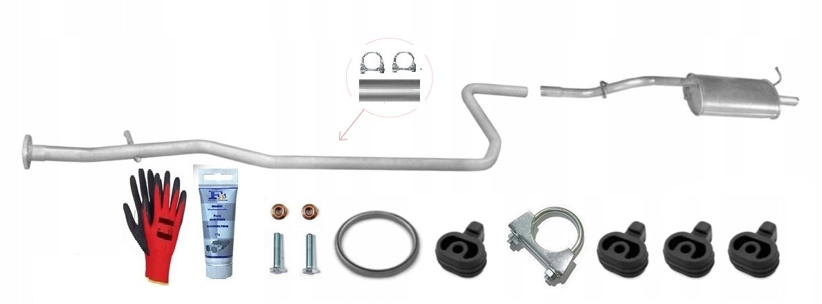 Ford Ka 1.3 (2002-2008) Trubka Tlumič bonus