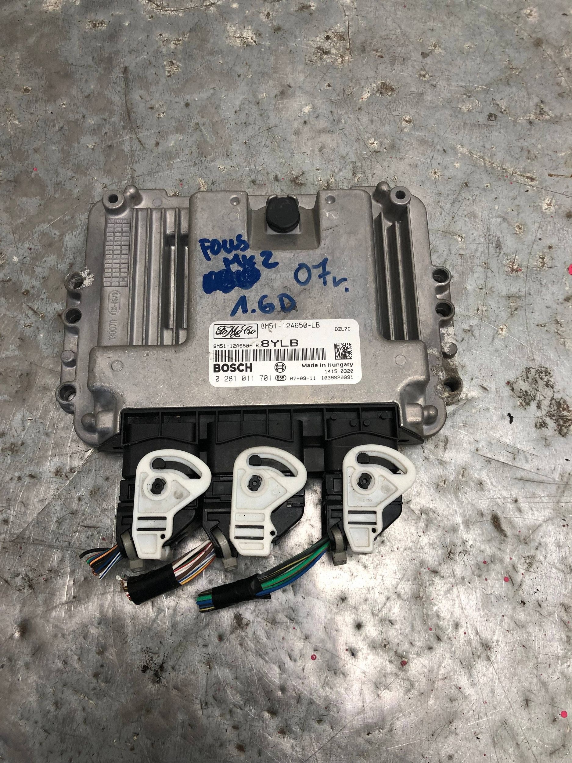 computer Motore 1.6D FORD FOCUS MK2 8M51-12A650-LB