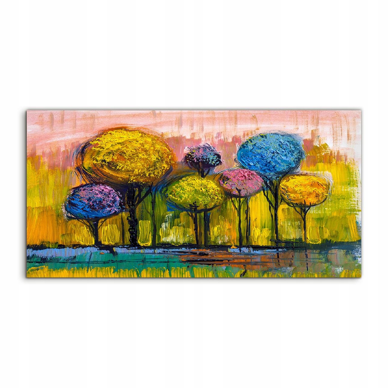 Akrylový obraz 100x50 Závesné stromy Príroda Rastlina