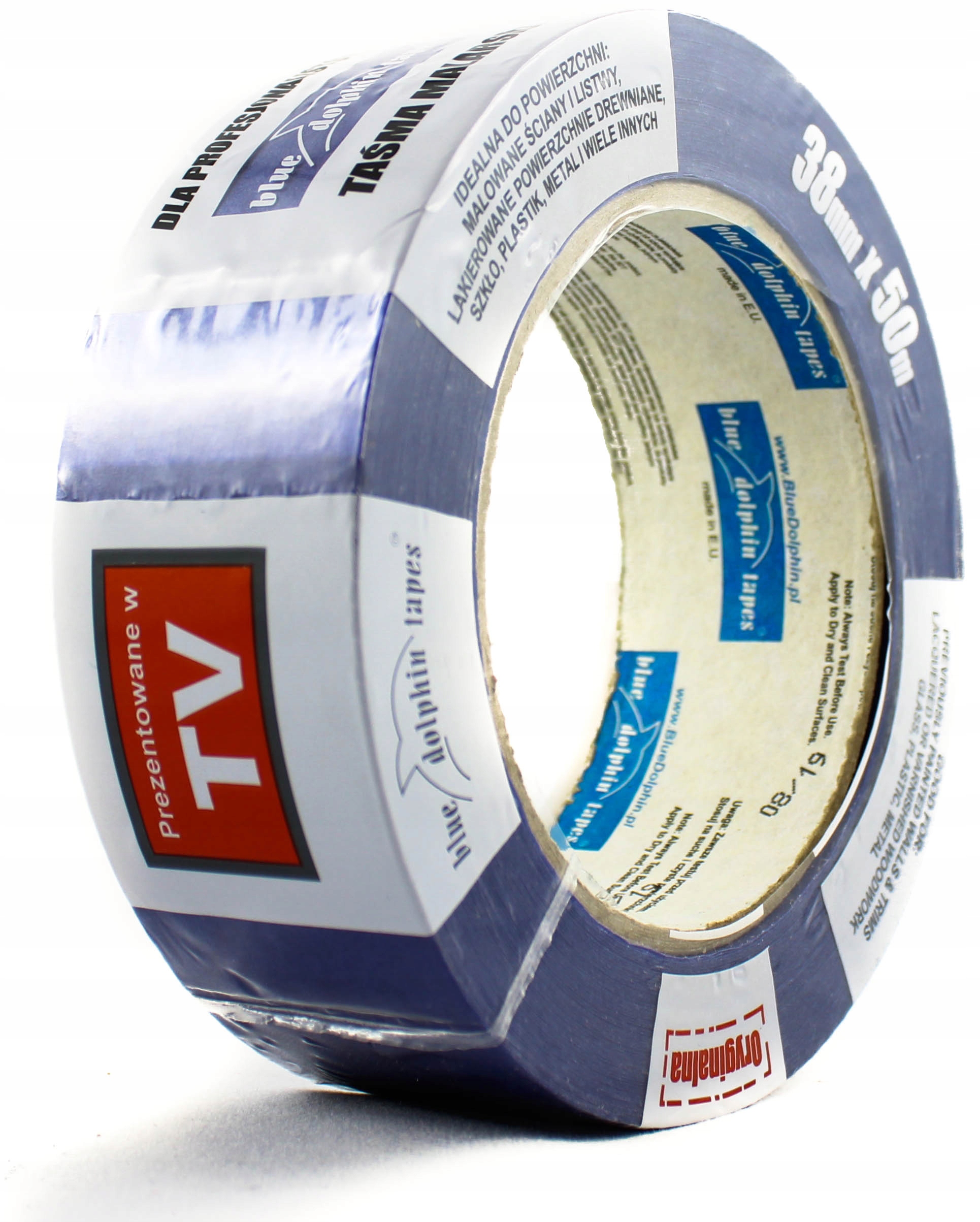 

Profesjonalna taśma malarska Blue Dolphin 38mm 50m