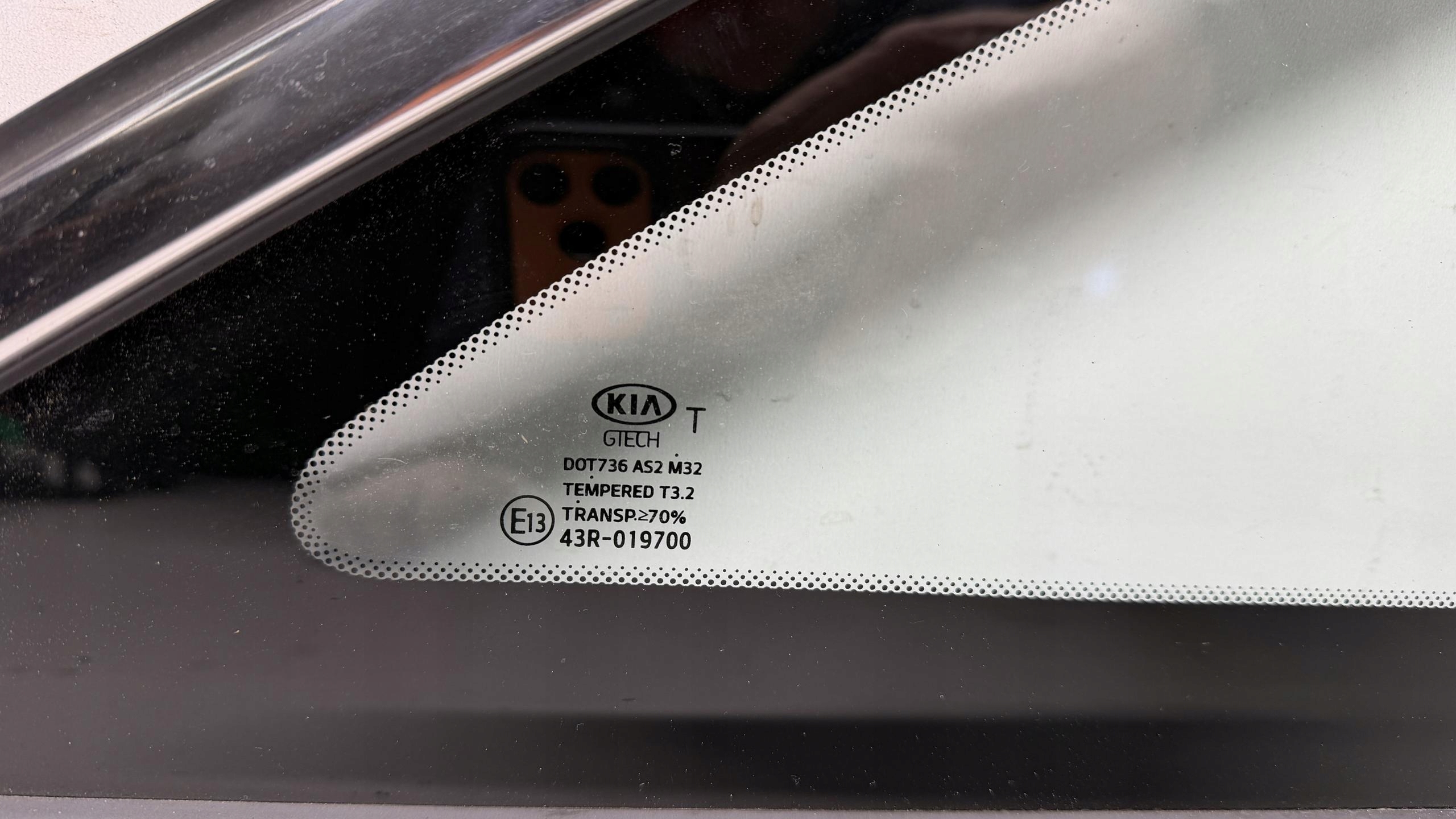 KIA CEED III KOMBI window bodywork right right rear part CHROM 17-21