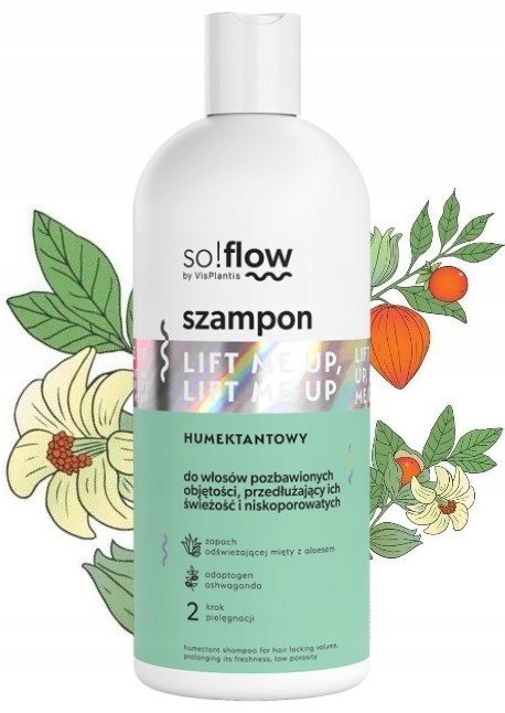 So!flow HUMEKTANTOWY SZAMPON do WŁOSÓW BEZ OBJĘTOŚCI NISKOPOROWATYCH 300ML