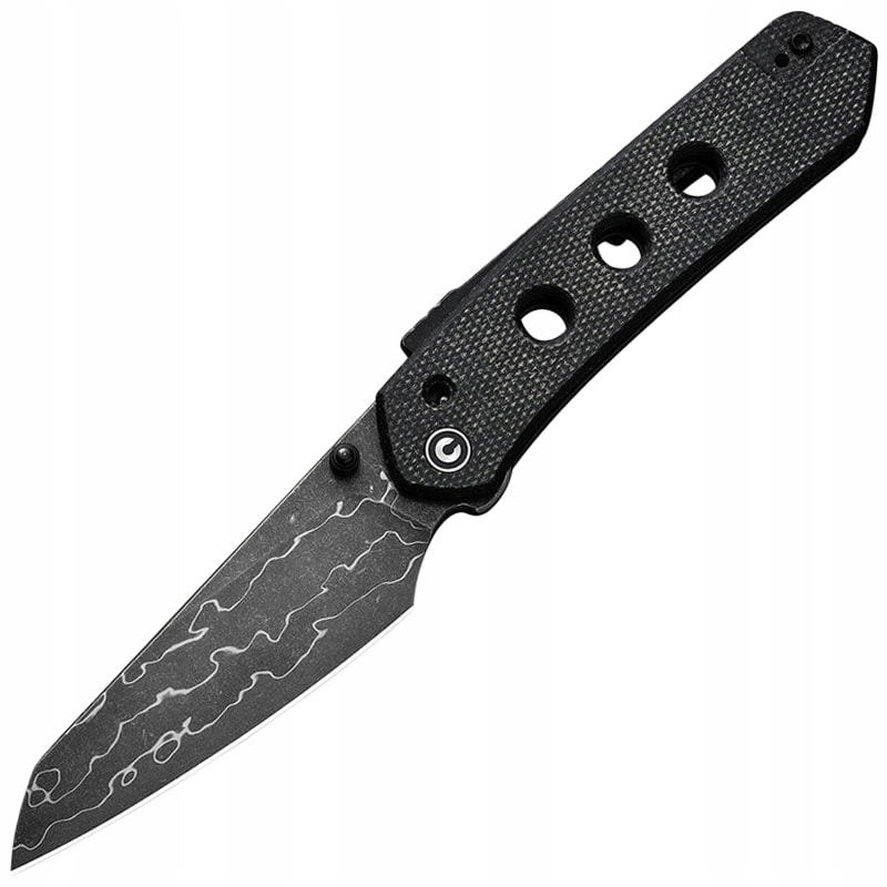 Nóż składany z klipsem Edc Civivi Vision Fg Micarta Black