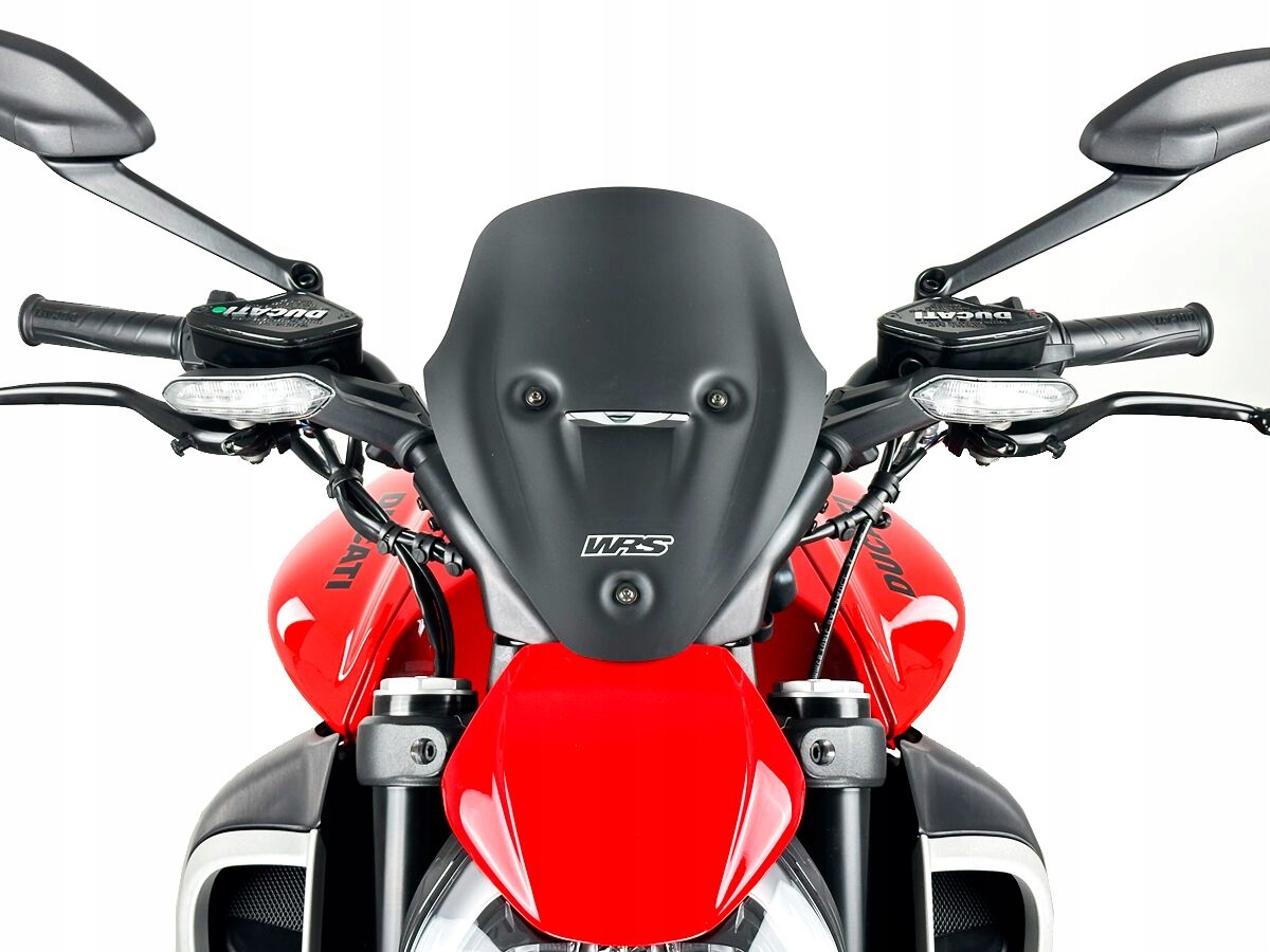 Motocyklové Sklo Wrs Sport Ducati Diavel V4 Čierne