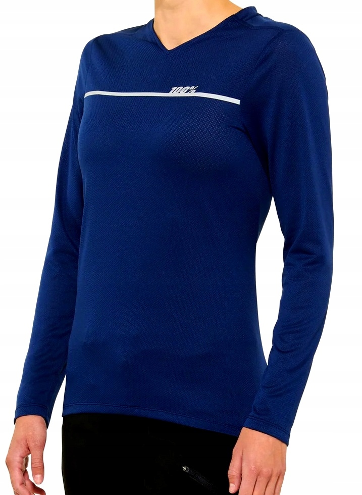 Koszulka Damska 100% Ridecamp Ls Navy L %%%%