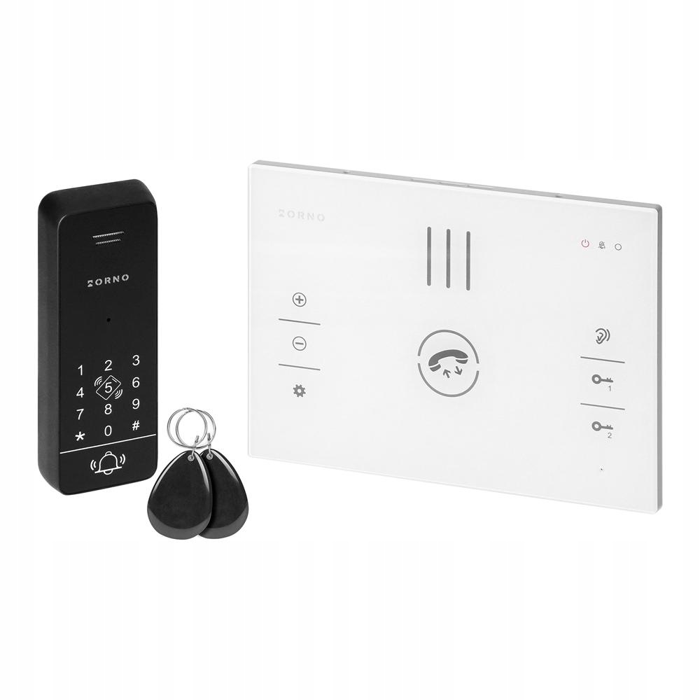 Sandi, 2-žilový bezslúchadlový interkomový set s šifrovačom, biely